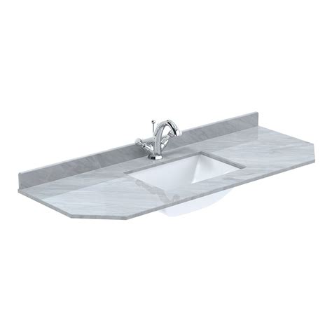 Old London By Hudson Reed 1200mm 4 Door Angled Vanity Unit Grey