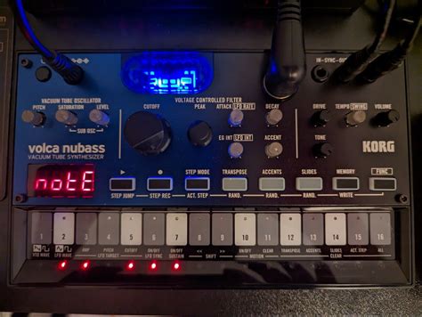 Korg Volca Nubass Vacuum Tube Bass Synthesiser Ebay