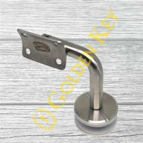 Promo Glass Clamp Railing Tangga Davinci L Siku Konektor Pipa Kaca