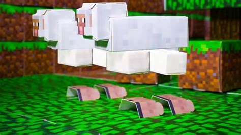 Minecraft Papercraft Hostile Mobs Set Over Piece Toys Games Hot Sex