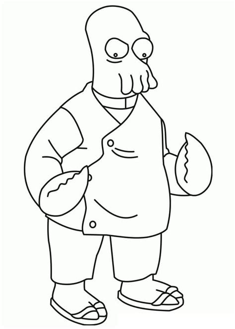 Desenhos De Zoidberg Futurama Para Colorir E Imprimir Colorironline