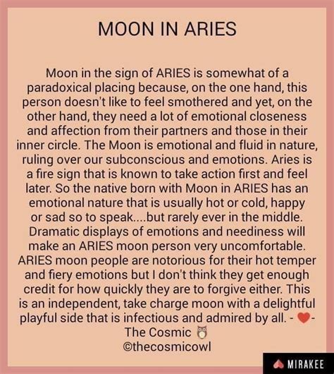 Moon In Aries Capricorn Life Zodiac Sign Traits My Moon Sign