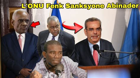 5 Oct Edgard Leblan Fenk Atake Abinader gwo Rel L ONU Apèn Sanksyone