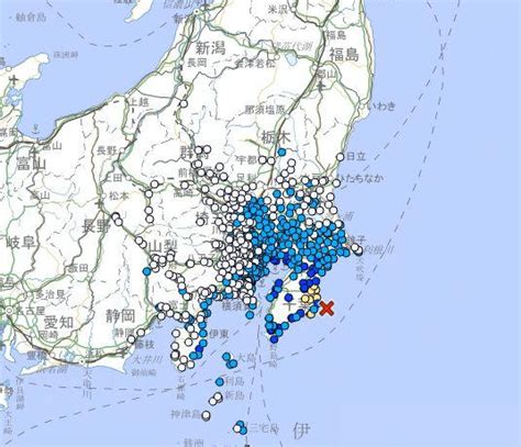 일본 수도권 지바현서 규모 54 지진지진해일 우려 없어