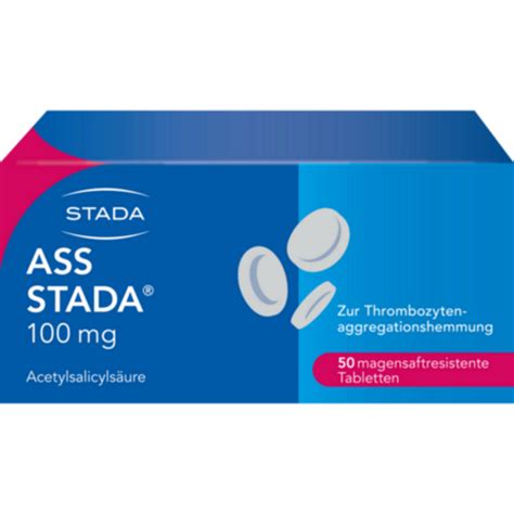 ASS STADA 100 Mg Magensaftresistente Tabletten Beipackzettel