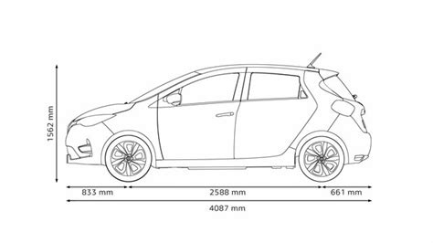 New ZOE - Dimensions & Specifications - Renault Ireland