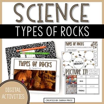 Types of Rocks - 2nd & 3rd Grade Science Digital Activities - Priceless ...