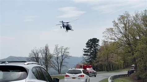 One Person Airlifted To Hospital After Motorcycle Crash On Blue Ridge