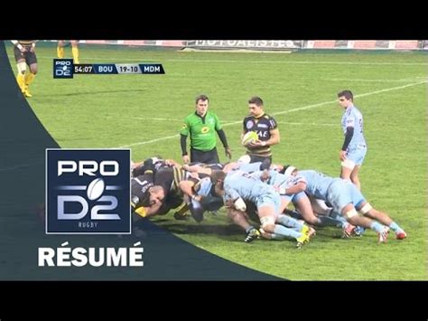 Pro D R Sum Bourgoin Mont De Marsan J Saison