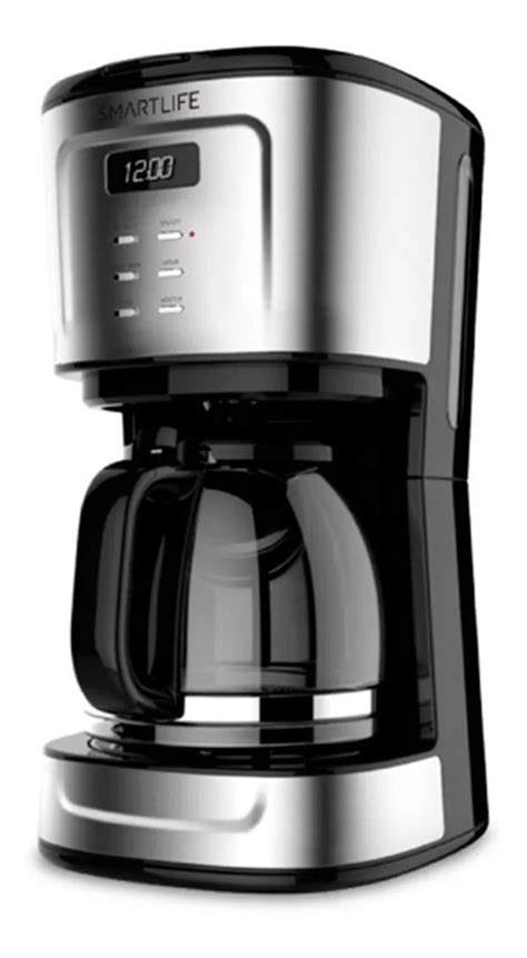 Cafetera Smartlife Sl Cmd Autom Tica Acero Inoxidable Y Negra De