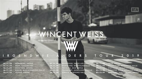 Wincent Weiss' Pläne für 2019: Album, TV-Show & Tour | Ticketmaster Blog