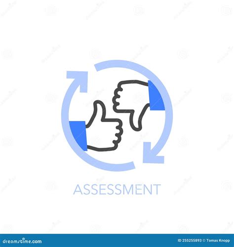 Simple Visualised Assessment Icon Symbol Stock Vector Illustration Of Assessment Analyze