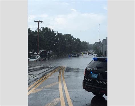 Flooding Causes Braintree Roads To Become Impassible Traps Vehicles Braintree Ma Patch