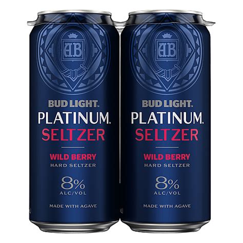 Bud Light Platinum Seltzer Wild Berry Hard Seltzer 4 ea | Beer, Wine ...