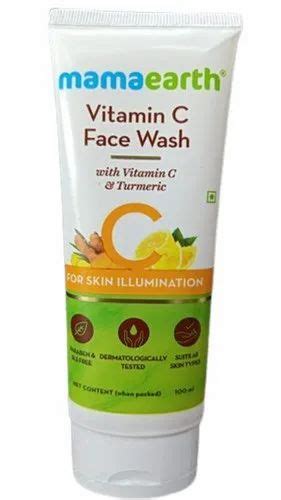 Herbal Mamaearth Vitamin C Face Wash For Personal Packaging Size 100