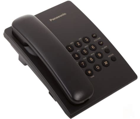 Panasonic KX TS 2350 RUB Black