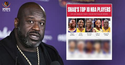 Shaquille Oneal Picks His Top 10 Nba Players Snubs Larry Bird Wilt Chamberlain Among Others