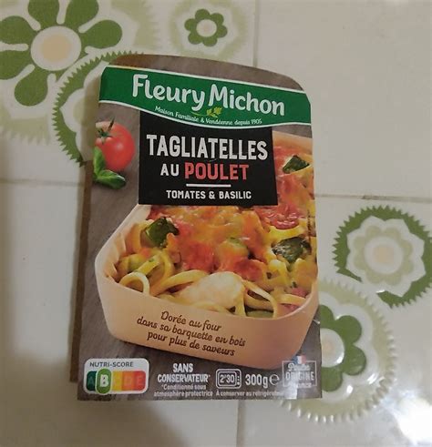 Plat Cuisin Tagliatelles Au Poulet L Italienne Fleury Michon La