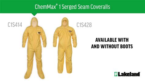 Chemmax® 1 Serged Seam Coveralls Feature Lightweight Soft And Flexible