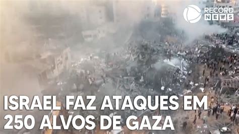 Israel Faz Ataques A Reos Em Alvos Na Faixa De Gaza Youtube