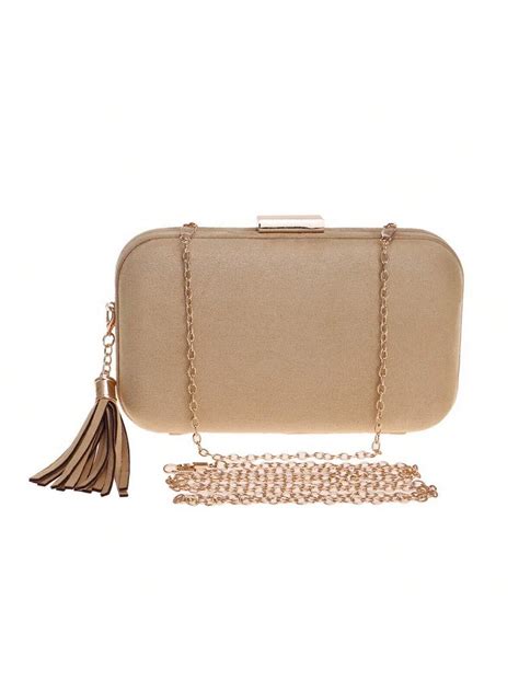 Paige Nude Gold Suede Bag Got2Get