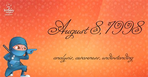 fun birthday facts  august