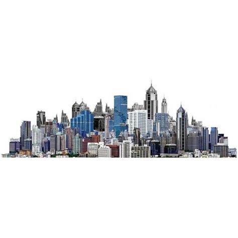 Vinilo Decorativo Ciudad Skyline X Cm Con Ofertas En Carrefour