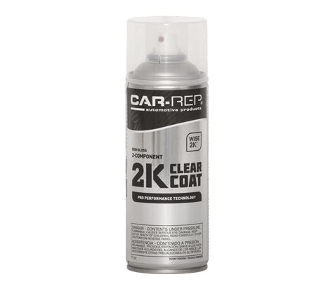 Car Rep K Polyurethane Clear Coat High Gloss Ml Aerosol Car