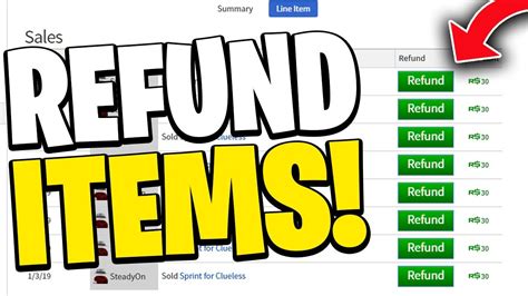 How To Refund Items On Roblox AUGUST 2021 YouTube