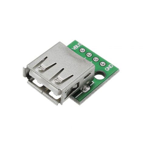 Módulo Conector Usb Fêmea Para Dip 4 Autocore Robótica Arduino Em