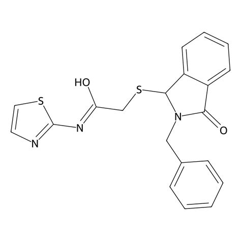 Buy 2 2 Benzyl 3 Oxo 2 3 Dihydro 1H Isoindol 1 Yl Sulfanyl N 1 3