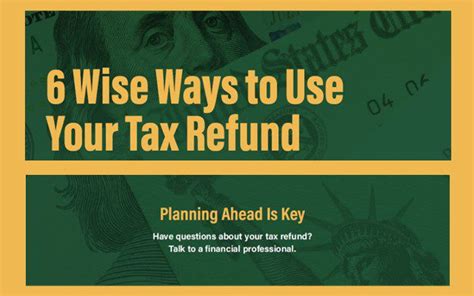 6 Wise Ways To Use Your Tax Refund Schuster Anderson