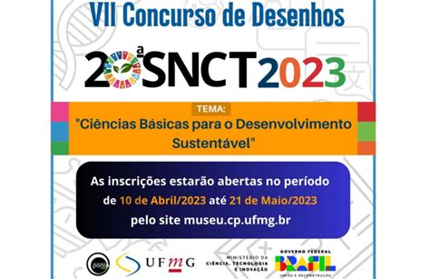 Inscrições para concurso de desenho da 20ª Semana Nacional de Ciência e