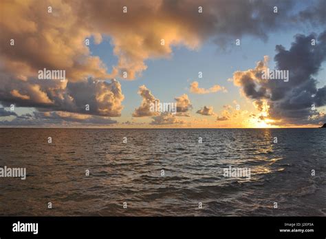 Sunrise over Lanikai Beach Stock Photo - Alamy