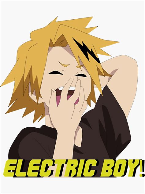 Denki Kaminari Sticker For Sale By Cuteesshop Redbubble