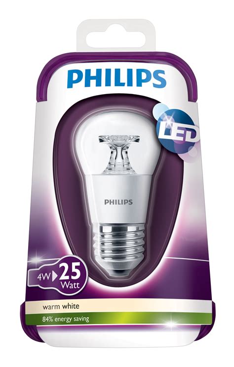 Philips LED 4W E27 WW 230V P45 CL ND 4 ProLine