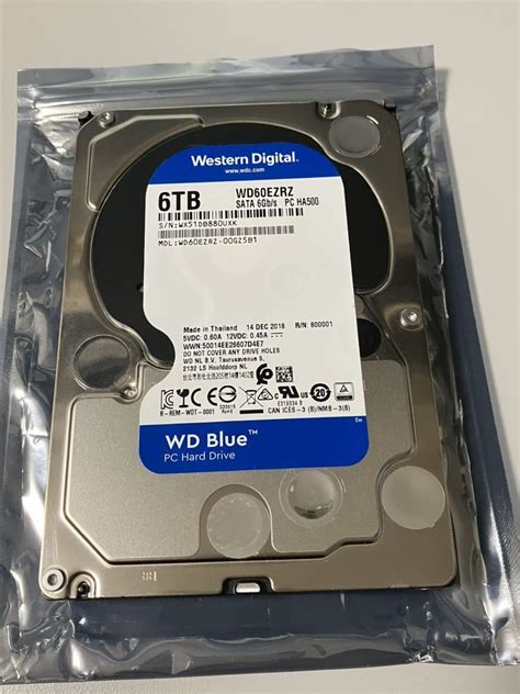 Yahoo オークション WD Blue 6TB WD60EZRZ 中古正常動作品 内臓HDD 5