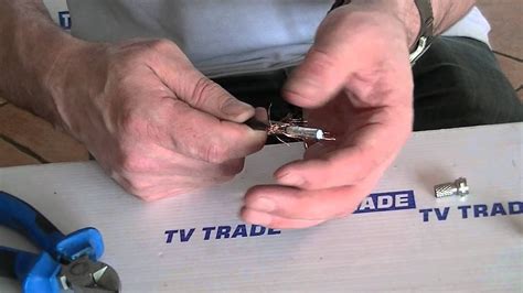 How To Strip A Coaxial Cable Youtube