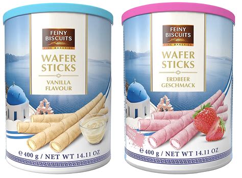 Buy 2 Pack Wafer Rolls Selection 400g X 2 Strawberry Flavoured