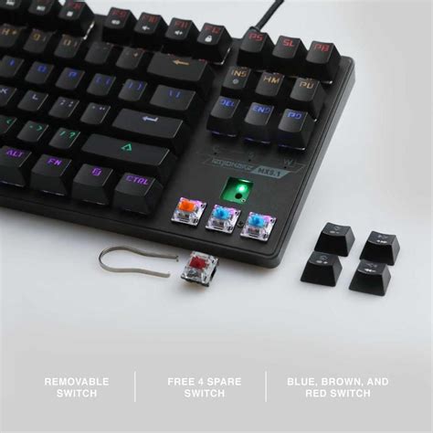 Jual Rexus Keyboard Gaming Mechanical Legionare Mx Tkl Shopee