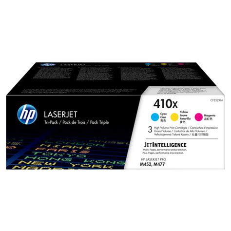 HP 410X CF252XM Cyan Magenta Et Jaune CF252XM Achat Toner