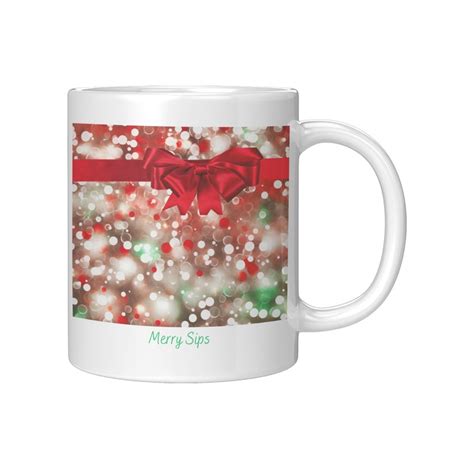 Christmas Themed Mug Holiday Coffee Mug Festive Tea Mug Etsy