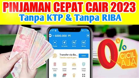 Tanpa Ktp🔥cara Pinjam Uang Di Dana Langsung Cair Pinjaman Online