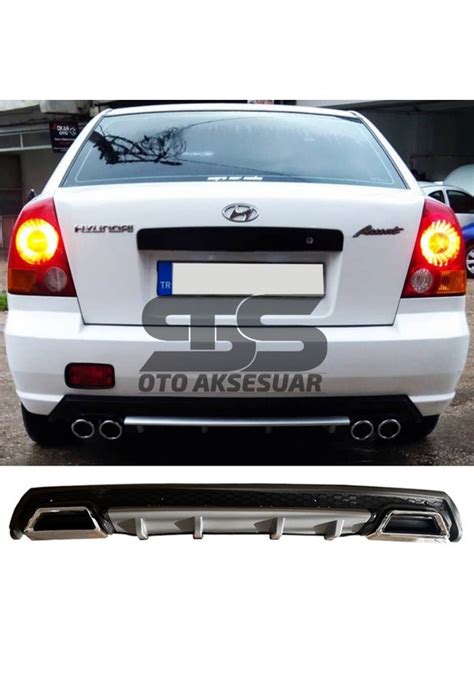 Hyundai Accent Admire Dif Z R Arka Tampon Eki Egzoz K L Gri