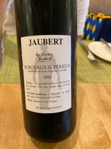 Maison Jaubert Bordeaux Supérieur Vivino US