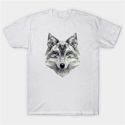 Low Poly Wolf Face Wolves T Shirt Teepublic