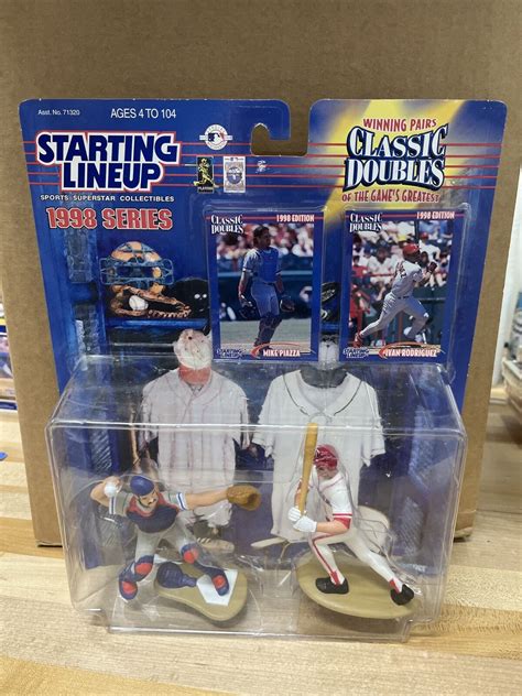 Starting Lineup Classic Doubles Mike Piazza Ivan Rodriguez 1998