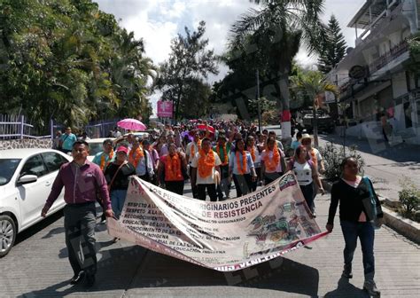 Marcha La Ceteg En Apoyo Al Nuevo Director De Educaci N Ind Gena Y