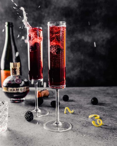 Kir Royale Cocktail Recipe French Champagne Cocktail