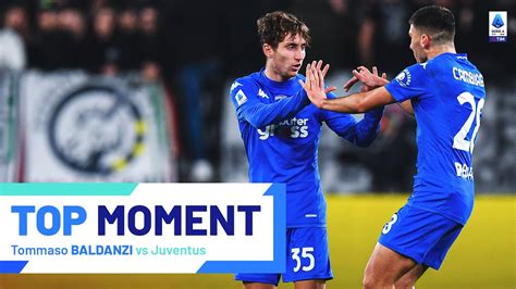 Baldanzis Clinical Finish Top Moment Juventus Empoli Serie A